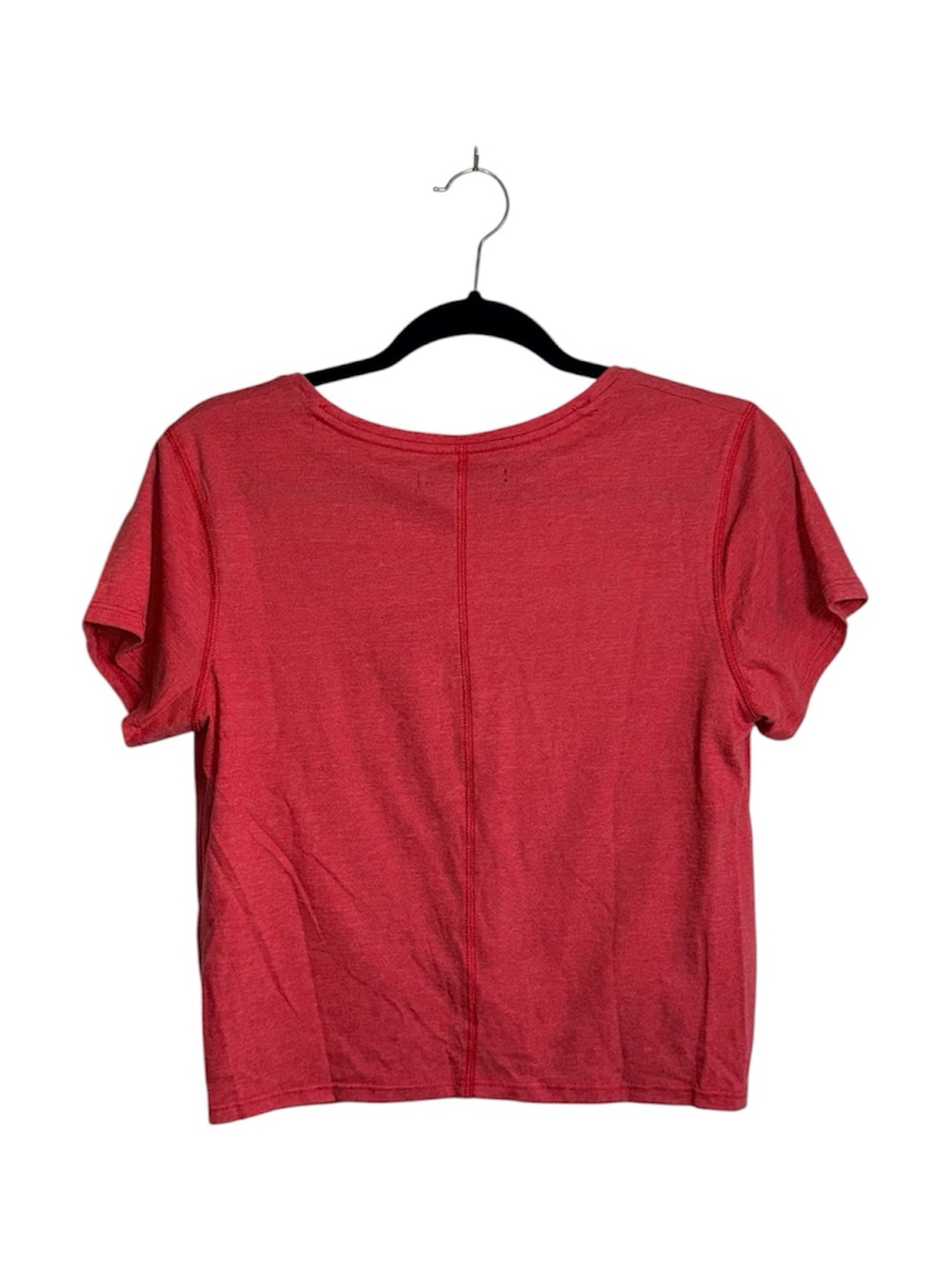 Abercrombie & Fitch Red Knot Front Tee Scoop Neck Cropped Summer Medium Women’s - Picture 5 of 10